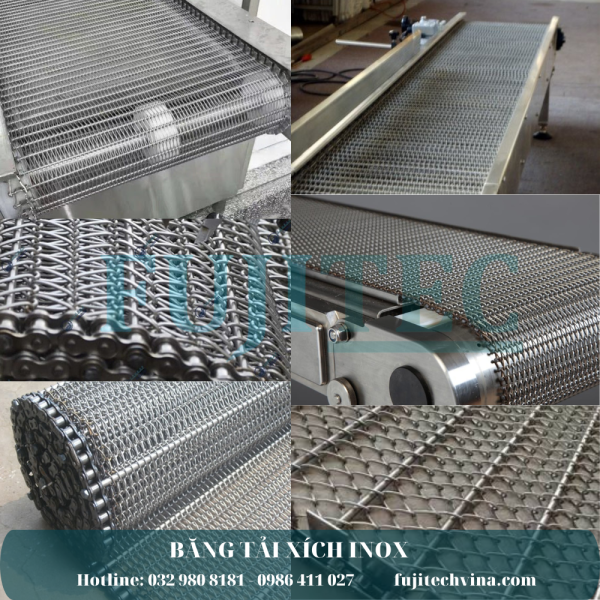băng tải xích inox