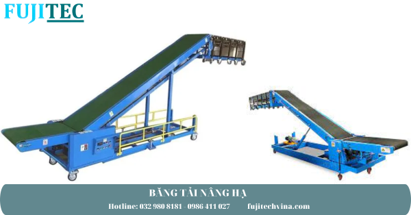 băng tải nâng hạ